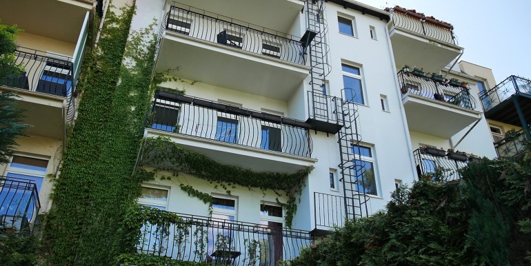 Rückansicht Balkone